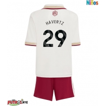 Camiseta Arsenal Kai Havertz #29 Tercera Equipación para niños 2025-26 manga corta (+ pantalones cortos)
